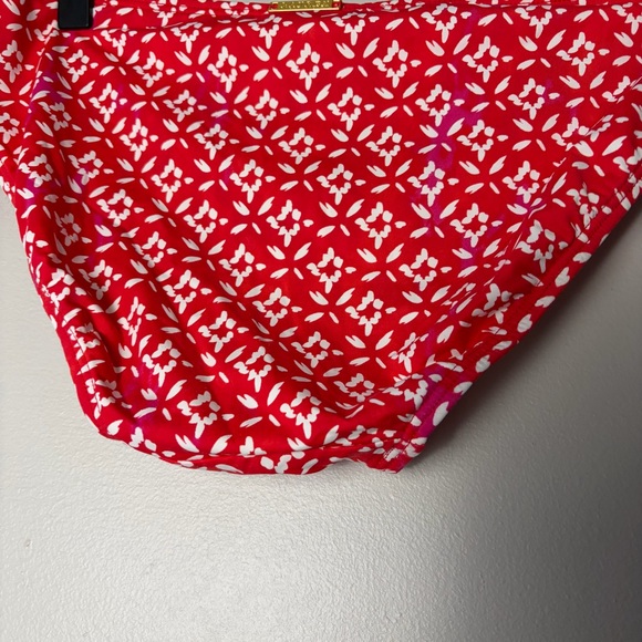 Lauren Ralph Lauren Two Piece Halter Tankini Swimsuit Red and White 4/6 - Picture 15 of 15